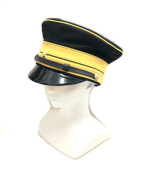 ☆【2022.08.27】旧日本陸軍 明治十九年式軍帽 尉官用 58ｃｍ◇制帽