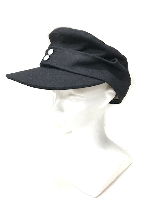 ☆【2022.11.29】ドイツ軍Ｍ43型フィールドキャップ ブラック ◇規格帽 